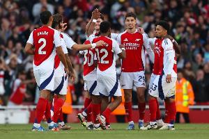 两胜三平！阿森纳在欧战与巴黎的交手中还未尝败绩