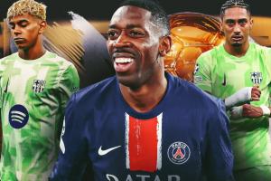 必赢APP-金球奖十大竞争：登贝莱第一 亚马尔第二 萨拉赫第五 劳塔罗第九